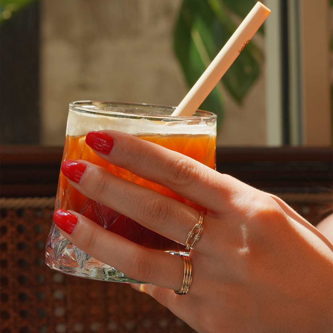 CAOCA Combined Diamond Stone Ring