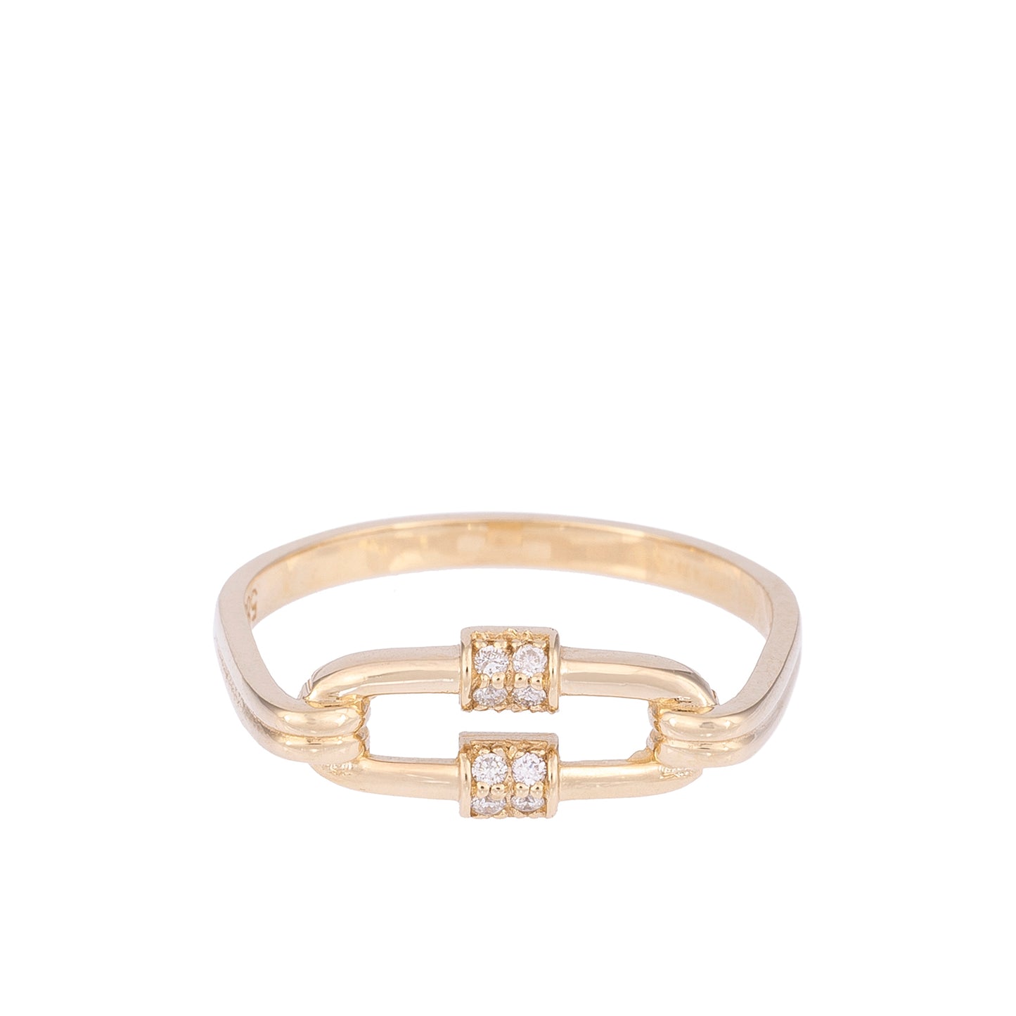 CAOCA Combined Diamond Stone Ring