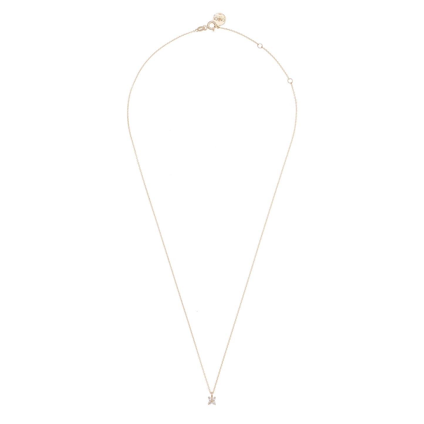 CAOCA Flower Diamond Stone Necklace