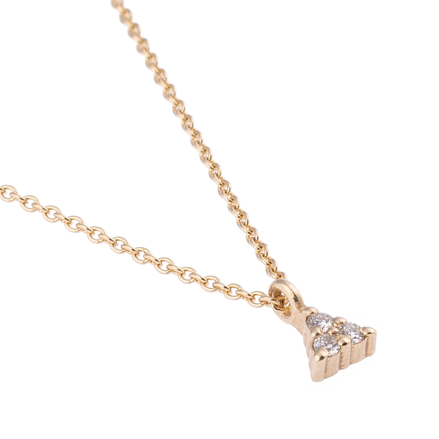 CAOCA Triangle Diamond Stone Necklace